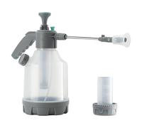 Pump Sprayer, Garden Spray Bottle, 3L Large Capacity, Extended Rod and Non-Slip Handle, Watering Tool for Outdoor Use, Flower Pots, Yard, Gardening Tasks, Gray Colored