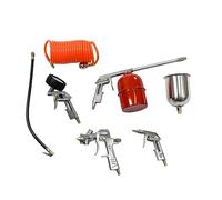 Pump'in Kit 5 accessoires compresseur : Manomètre, nettoyage, tuyaux, pistolet peinture et soufflette