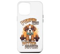 Pumping Iron and Petting Puppies Body Building Coque pour iPhone 12 Pro Max