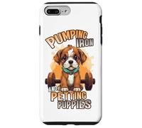 Pumping Iron and Petting Puppies Body Building Coque pour iPhone 7 Plus/8 Plus