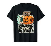 Pumpkin Augmente Le Volume Spooky Season Halloween Music Lover T-Shirt Graphique avec Valeur