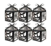 Pumpkin Boxe - Boîtes De Bonbons D'Halloween, Sacs De Fête D'Halloween, Fournitures De | Pumpkin Boxe Avec Des Tiges Simulées Pour Les Faveurs De La Fête | Boîtes De Bonbons D'Hallowe