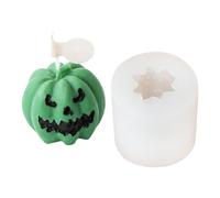 Pumpkin Candle Molds, Halloween Silicone Craft Molds, Reusable Pumpkins Shaped Mold for Candles Soap Plaster, Art Projects and Fall DIYers, for Thanksgiving Party Home Decor Use 1.57x1.97in