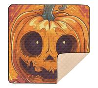 Pumpkin Candy Tapis de jeu doux et épais pour bébé pour intérieur et extérieur Tapis de jeu léger pour bébés, nourrissons et tout-petits, 127 x 127 cm