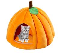 Pumpkin Cat Bed, Puppy House for Cats Small Dogs, Large Capacity Pet Mat Warm Cat and Dog Bed Four Seasons Universal Pet Bed (#1,Medium)