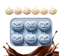 Pumpkin Chocolate Mold 6 Cavity Easy Release Halloween Chocolate M Reusable