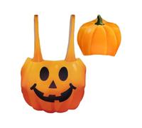 Pumpkin Costume - Pumpkin Dress Up Overall Clothes With Matching Hat