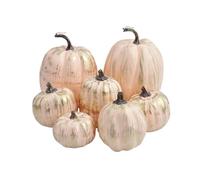 Pumpkin Decorations - 7 Pieces Assorted Sizes Thanksgiving Decoration