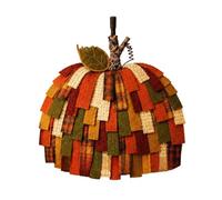 Pumpkin Door Hanger 3D Fabric Handmade - Rustic Foldable Warm Fall and Door