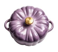 Pumpkin Dutch Oven - 3QT Cookware with Lid | Cast Iron Dutch Oven
