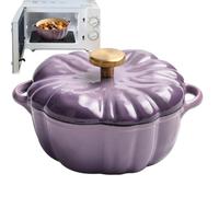 Pumpkin Dutch Oven | 3QT Heavy Duty Halloween Pumpkin Cookware With Lid |