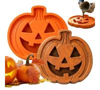 Pumpkin Garden Path Paver Mold 15.7 Inch Reusable DIY Stone Form