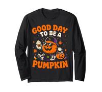 Pumpkin Good Day to Be A Spooky Halloween Costume Garçons Filles Manche Longue