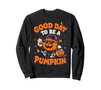 Pumpkin Good Day to Be A Spooky Halloween Costume Garçons Filles Sweatshirt