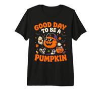 Pumpkin Good Day to Be A Spooky Halloween Costume Garçons Filles T-Shirt Haut de Gamme