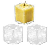 Pumpkin Growing Mold - 3 Pieces Triangular and Cubic, Fruit Vegetable Growing for Shaping, Transparent Mould Piece, Cucumber Tomato Tool with Clear Observation Design, Forming Device for Garden