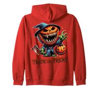 Pumpkin Jack O Lantern Scary Face Pumpkin Monster Halloween Sweat à Capuche
