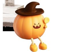 Pumpkin Lamp, Lighted Pumpkin, Dimmable Lantern, Auto-Off Timer Night Light, Bright Cute Decorative Glow for Kids Bedroom Bathroom Bed Desk Sleep Home Breastfeeding Nursery Fall