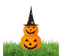 Pumpkin Lamp, Witch Hat Light, LED Glowing Ornament with 13.58x1.77x17.64 inches, Seasonal Decoration for Halloween, Thanksgiving, Bedroom, Indoor Display, Porch, Party Scene Setup, Orange