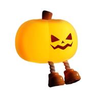 Pumpkin , LED Kids Nightlight, 3,86 x 3,86 x 2,95 Inches Dimmable Bedside Lamp with Timer, Soft Glow Accent for Breastfeeding, Bedroom, Bureau, Kitchen, Bathroom, Hotel, Classroom, Hospital