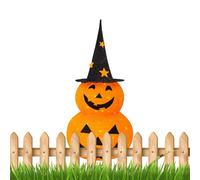 Pumpkin Light, Halloween LED Decor, 13.58x1.77x17.64 inches Battery Operated Night Lamp, 8 Mode Top Hat Pumpkin Lantern, Ideal for Indoor Party, Fall Display, Yard, Thanksgiving, Bedroom