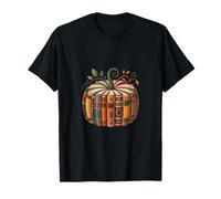 Pumpkin Made of Books Lecteur de la Saison de Lecture d'automne T-Shirt