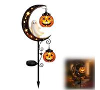 Pumpkin Moon Garden Stake Light Solar Halloween Decor Outdoor (Type 6)