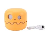 Pumpkin Night Light Cordless Cute Rechargeable Bedside LED Lamp with 30min Timing Stepless Dimming Funny Home Office Holiday Decor