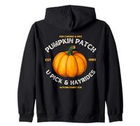 Pumpkin Patch U-Pick Hayride Rustique Farm Fun Sweat à Capuche