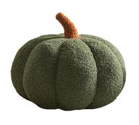 Pumpkin Pillow - Halloween Throw Cushion | Plush Pumpkin Decor, Festive Rustic Accent Pillow, Cuddly Farmhouse Decoration for Housewarming Living Room Bedroom Fall Holiday Display Couch Bed Sofa