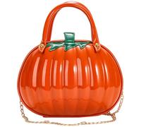 Pumpkin PUS Pu Unique Halloween Bourses pour les femmes avec des sacs à main Crossbody Festive Festive Purse pour le carnaval de la fête d'Halloween