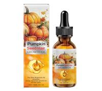 Pumpkin Seed Oil Huile Pour Cheveux 30ML- Huile de Graines Citrouille pour Cheveux Stimuler Naturellement La Croissance Des Cheveux Et Adoucir Les Cheveux Secs Et Frisés (1pc)