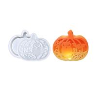 Pumpkin Silicone Mold - Resin Casting Epoxy Plaster Tealight Holder Arts