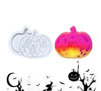 Pumpkin Silicone Mold - Resin Casting Epoxy Plaster Tealight Holder Arts