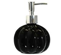 Pumpkin Soap Dispenser, 350ml Ceramic Soap Dispenser with Pump, Refillable Empty Lotion Bottles for Kitchen Bathroom