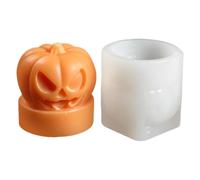Pumpkin Soap Mold, 3D Pumpkin Shape, Craft Making Casting Mould | 1.97x1.89x1.89 inches Halloween Silicone Molds for Art Crafts Making Halloween Thanksgiving Home Decor