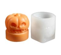 Pumpkin Soap Mold, 3D Pumpkin Shape, Craft Making Casting Mould | 1.97x1.89x1.89 inches Halloween Silicone Molds for Art Crafts Making Halloween Thanksgiving Home Decor