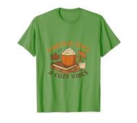 Pumpkin Spice and Cozy Vibes - Automne Automne Esthétique T-Shirt, Homme, Herbe, M