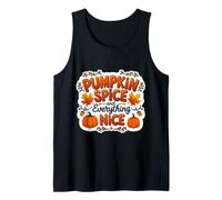 Pumpkin Spice and Everything Nice Autumn Lover Vintage Fall Débardeur