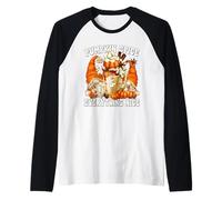 Pumpkin Spice and Everything Nice Latte Mug for Fall GNOME Manche Raglan