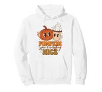 Pumpkin Spice Everything Nice Autumn Peace Sign Sweat à Capuche