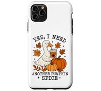 Pumpkin Spice Goose Fall Coffee Lover Autumn Season Coque pour iPhone 11 Pro Max