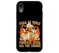 Pumpkin Spice Latte Mug Graphic Cute Autumn GNOME for Fall Coque pour iPhone XR