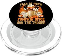 Pumpkin Spice Latte Mug Graphic Cute Autumn GNOME for Fall PopSockets PopGrip pour MagSafe