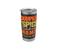 Pumpkin Spice Makes Mama Nice Happy Pumpkin Spice Season Gobelet isotherme en acier inoxydable double paroi