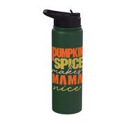 Pumpkin Spice Makes Mama Nice Happy Pumpkin Spice Season Stainless Steel Insulated Water Bottle