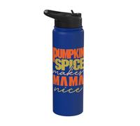 Pumpkin Spice Makes Mama Nice Happy Pumpkin Spice Season Stainless Steel Insulated Water Bottle
