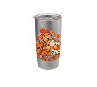 Pumpkin Spice Season Café Café Automne Animaux de compagnie Gobelet isotherme en acier inoxydable double paroi