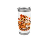Pumpkin Spice Season Café Café Automne Animaux de compagnie Gobelet isotherme en acier inoxydable double paroi
