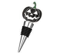 Pumpkin Wine Cork, Halloween Alloy Bottle Sealer, 4.17x1.57 Inches Festive Drink Stopper Design, Reusable Decorative Accessory for Kitchen, Home, Cellar, Living Room, Party, Holiday, Dining Table